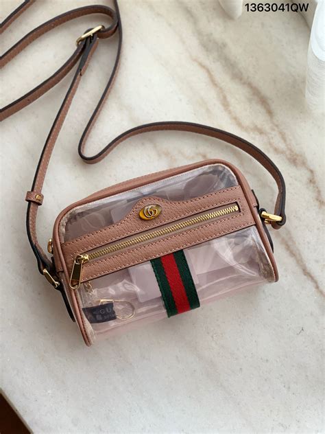 cheap gucci makeup bag|gucci ophidia clear bag.